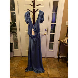 Wayf Perry winkle blue wrap gown size XXL